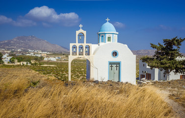 Iconic churches of Santorini