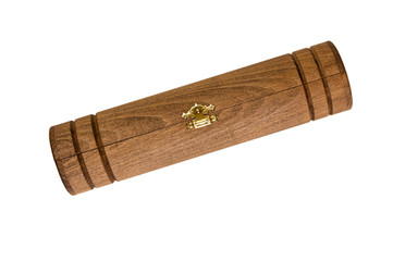 Fototapeta premium wooden case for the scrolls and manuscripts
