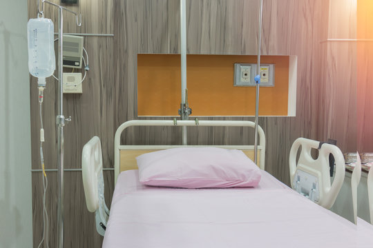 Empty Hospital Bed (Soft Focus).