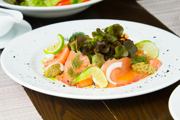 smoked salmon