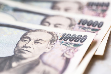 Japanese yen banknotes