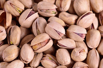 Pistachio nuts. Isolated on a background.