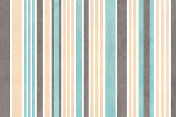 Obraz premium Watercolor striped background.