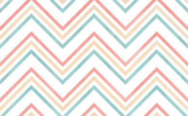 Watercolor stripes background, chevron.