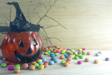 halloween cup of witch
