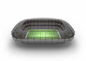The Imaginary Soccer Stadium, 3d rendering