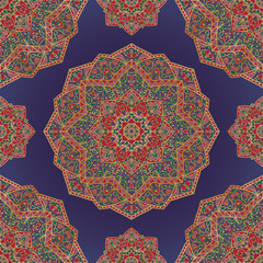 Сolorful pattern of mandalas.