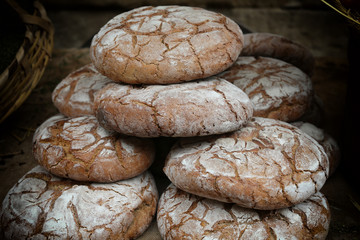 Pan candeal de horno de leña