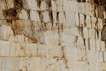 White marble quarry