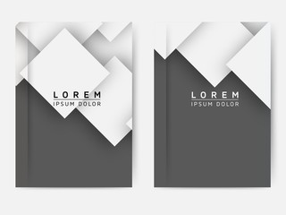 Fototapeta premium Set of Modern Minimal Abstract Flyer - EPS10 Brochure Design Templates