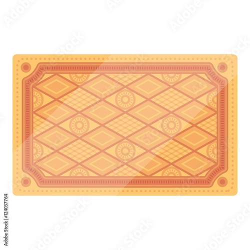 Turkish Carpet Icon In Cartoon Style Isolated On White Background Turkey Symbol Stock Vector Illustration Turkish Carpet Icon In Cartoon Style Isolated On White Background Turkey Symbol Stock Vector Illustration