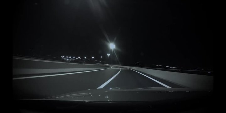 Percorrendo la tangenziale sopraelevata a Trieste - Video in Time Lapse