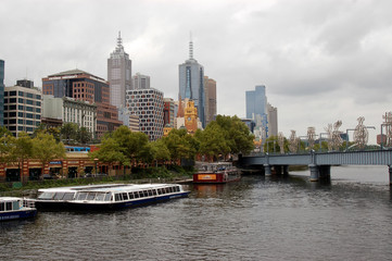Obraz premium Melbourne river front