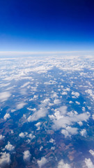 Naklejka premium Far above the sky