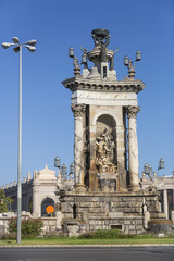 Obraz premium Plaza of Spain in Barcelona