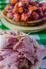 lacon and octopus galician style