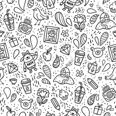 Fun doodle pattern