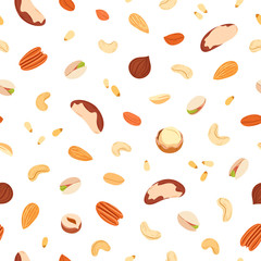 Various nuts pattern