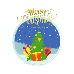 Christmas and New Year Card