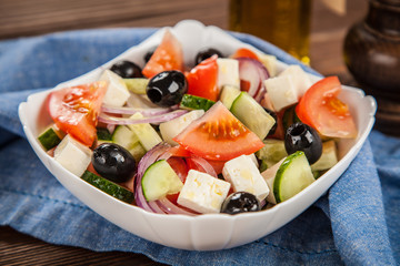 Delicious greek salad