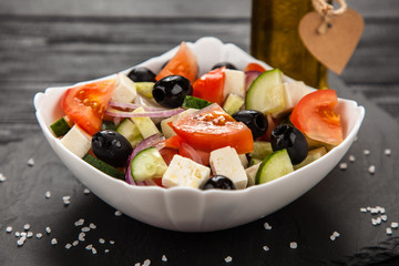 Delicious greek salad