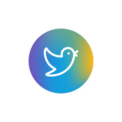 Web color icon. Social media pictogram