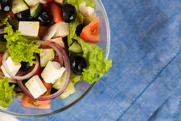 Delicious greek salad