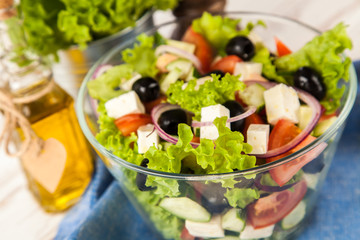 Delicious greek salad