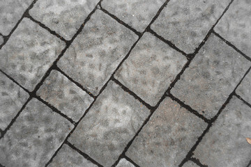 Texture of old, cracked tiles. Old tile
