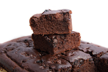 Choc chip brownie with red bean healthy bakery