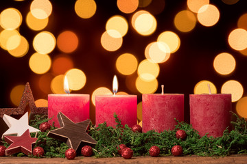 Erster Advent mit Bokeh