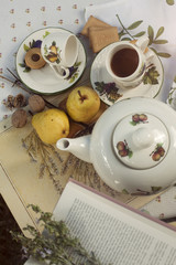 Tea picnic in the garden 