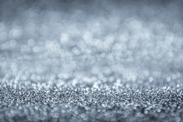 silver defocused glitter background