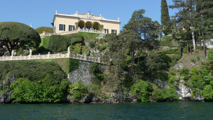 Fototapeta na wymiar Villa del Balbianello on the Lake Como