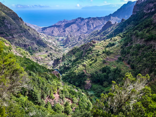 Naklejka premium Umgebung von Hermigua, La Gomera