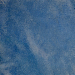 Grunge blue wall background or texture
