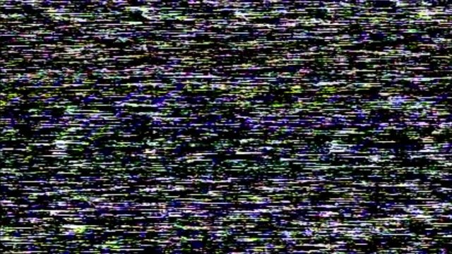 VHS TV Noise Footage, color