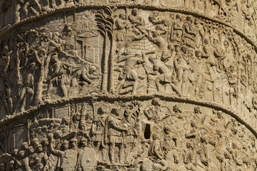 Trajan column in Rome