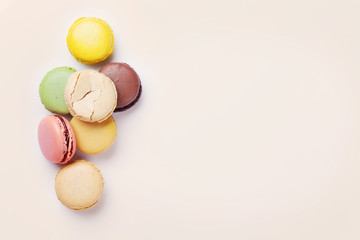 Colorful macaroons