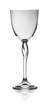 Single glass champagne glass