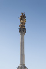 Golden statue of St. Mary