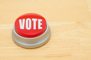 A vote red push button