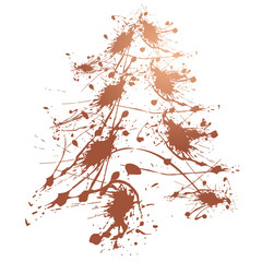 Kupferner Weihnachtsbaum 