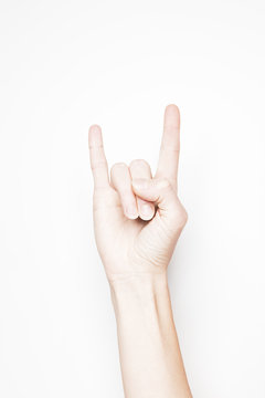 mano corna rock