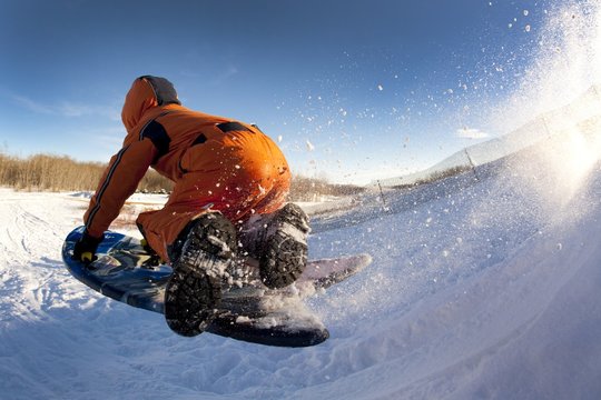 Person Tobogganing