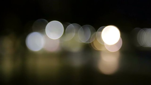 Cirkle lights at night