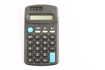 Calculator on a White Background