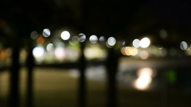 Cirkle lights at night