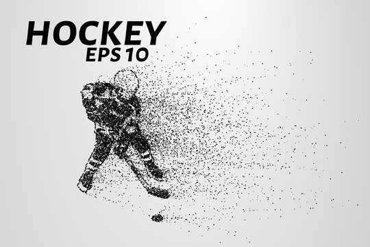 Hockey from the particles. Hockey breaks down into small molecules.