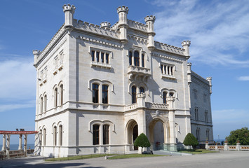 Fototapeta na wymiar Miramare Castle in Trieste (Italy)